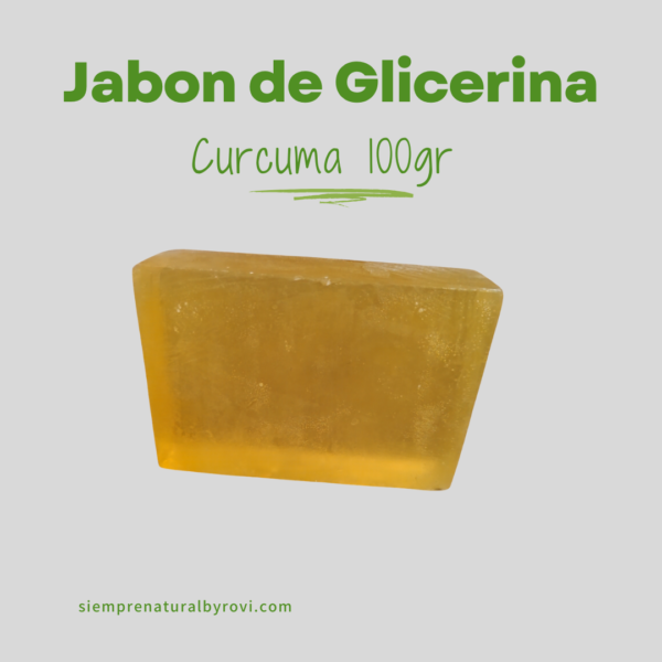 Jabon de Glicerina Curcuma 100gr