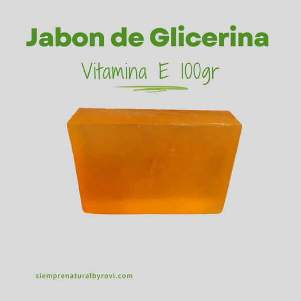 Jabón de Glicerina Vitamina E (100g)