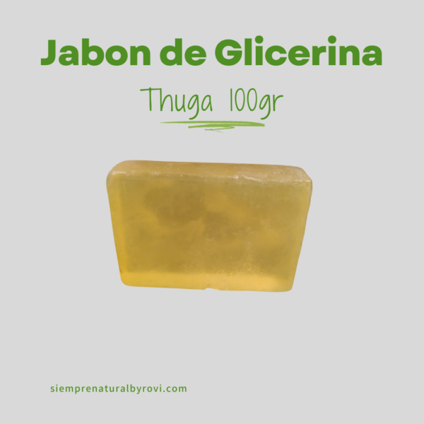 Jabón de Glicerina de Thuga (100g)